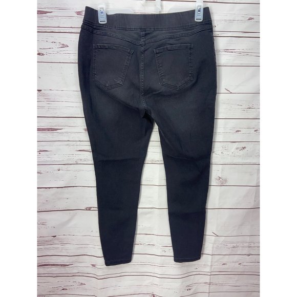 Terra and Sky Women's Plus Size Skinny High Rise Jeggings, Washed Black Size 1x( - Picture 2 of 5